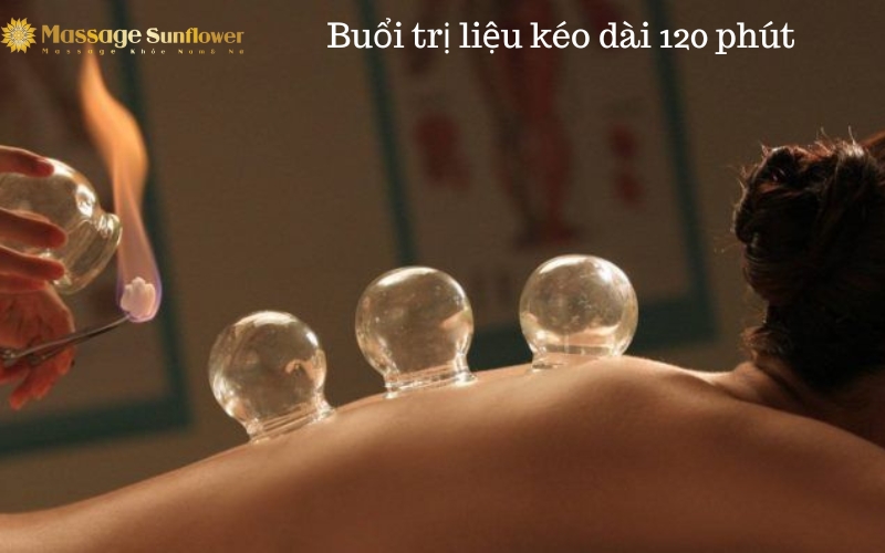 Buổi trị liệu kéo dài 120 phút