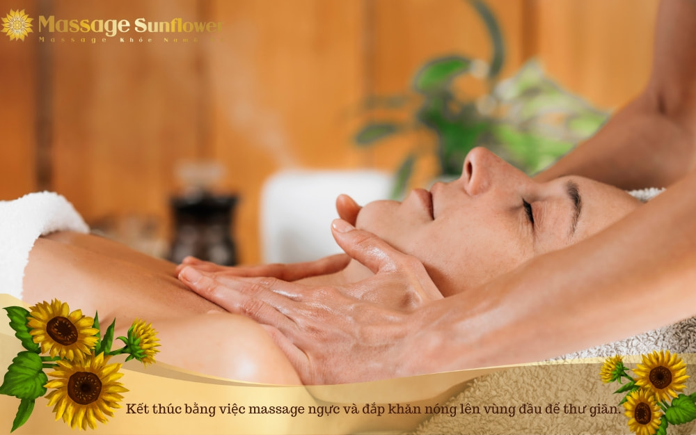 massage ngực để kết thúc