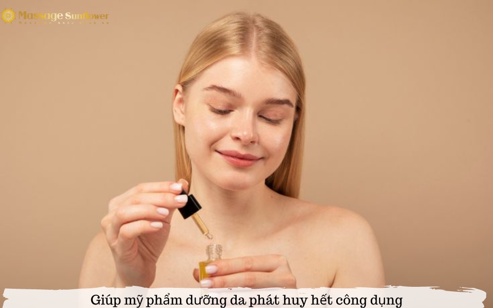 Giúp da hấp thụ dưỡng chất sâu hơn