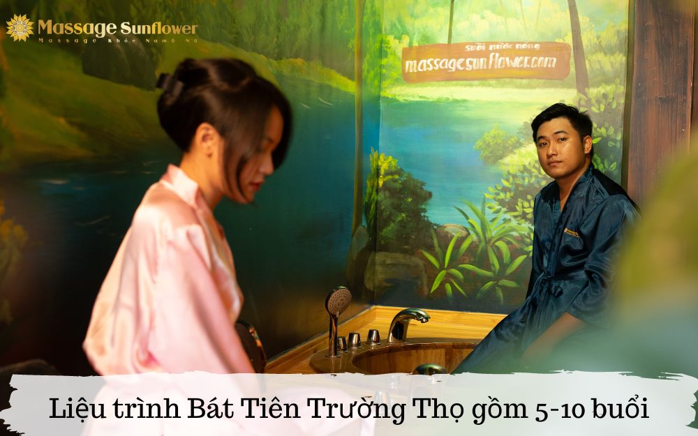 Liệu trình Bát Tiên Trường Thọ gồm 5-10 buổi