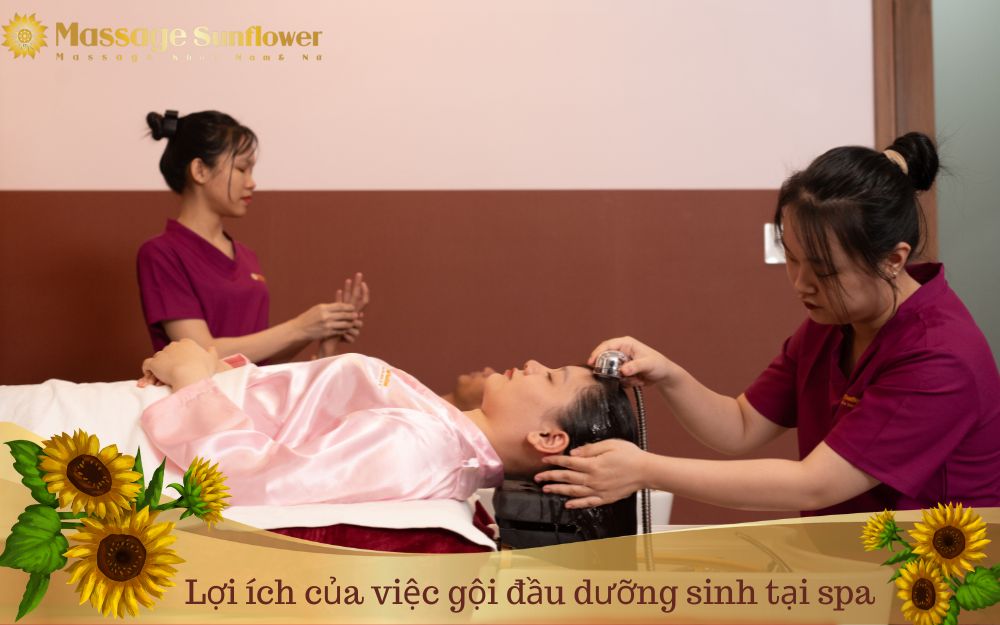 Lợi ích của việc gội đầu dưỡng sinh tại spa