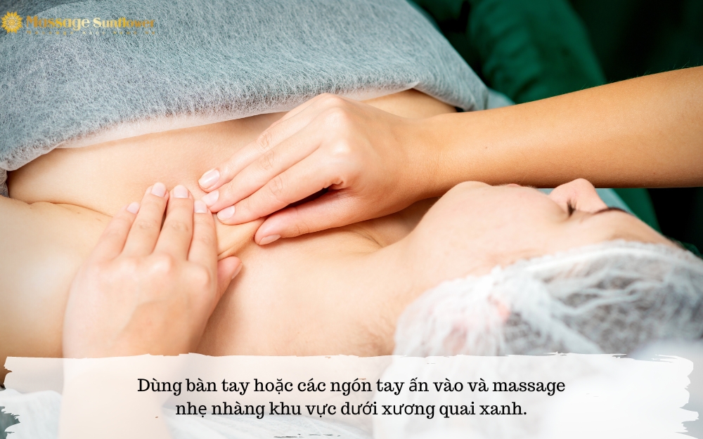 Massage dưới xương quai xanh