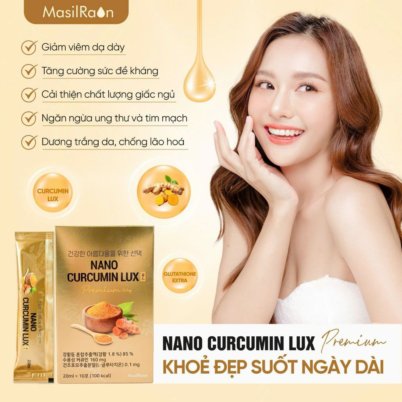 Nghệ Nano Curcumin Masilraon Lux Premium 160mg