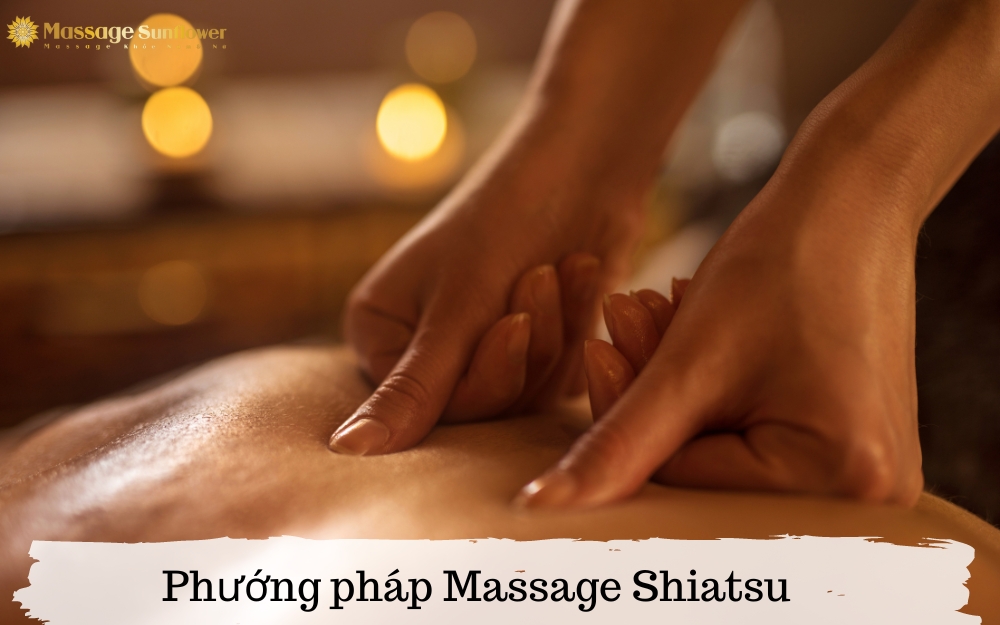 Phương pháp Massage Shiatsu - Nhật Bản ấn huyệt vào các huyệt quan trọng