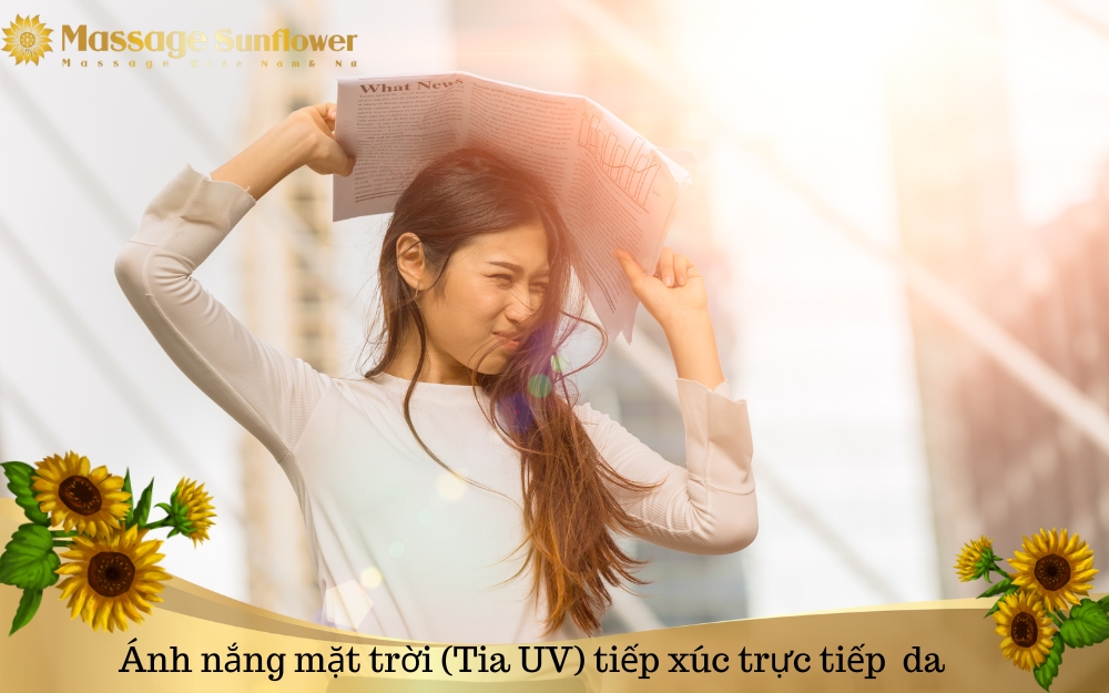 tia uv trong anh nang giam san xuat collagen va elastin mat do dan hoi va lam da de chay xe