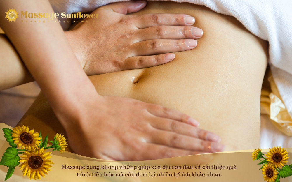Massage bung khong nhung giup xoa diu con dau va cai thien qua trinh tieu hoa ma con dem lai nhieu loi ich khac nhau