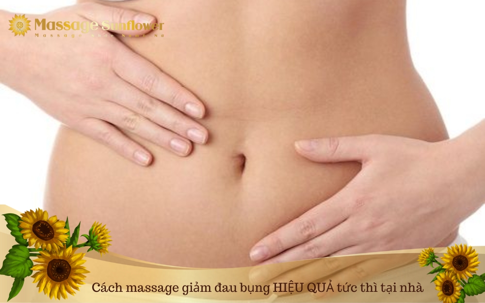 Cach massage giam dau bung