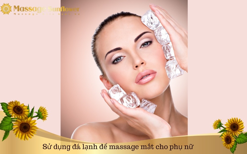 cach massage giam nep nhan mat​ bang da lanh