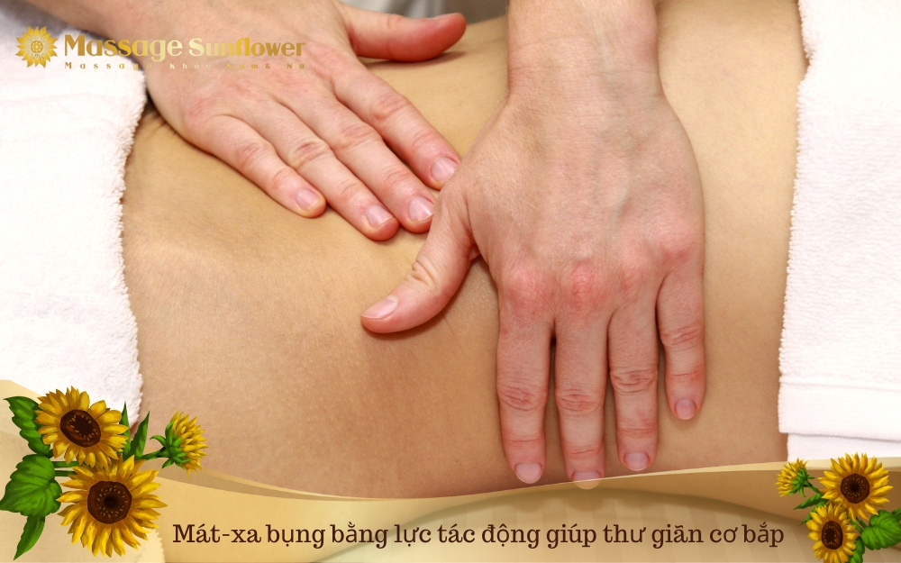 Mat xa bung bang luc tac dong giup thu gian co bap