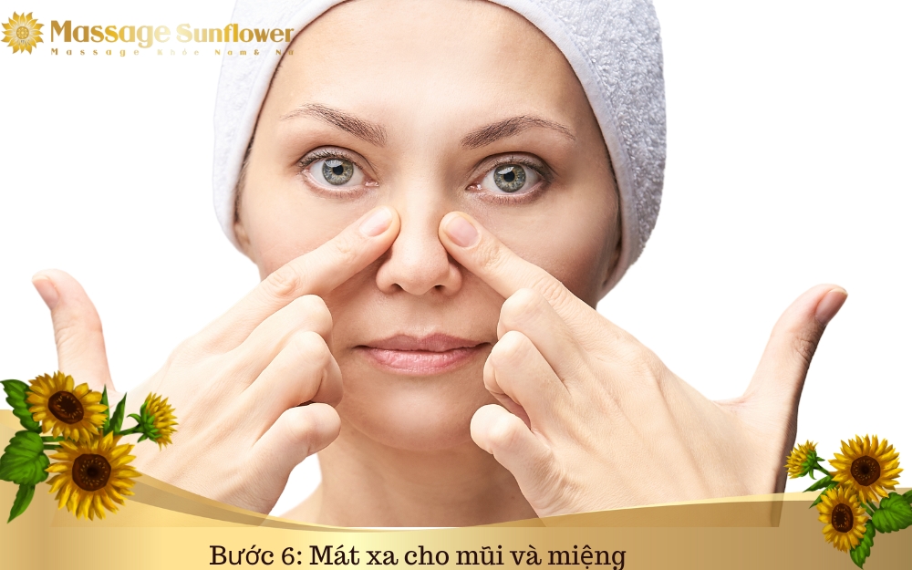 Mát xa mũi và miệng