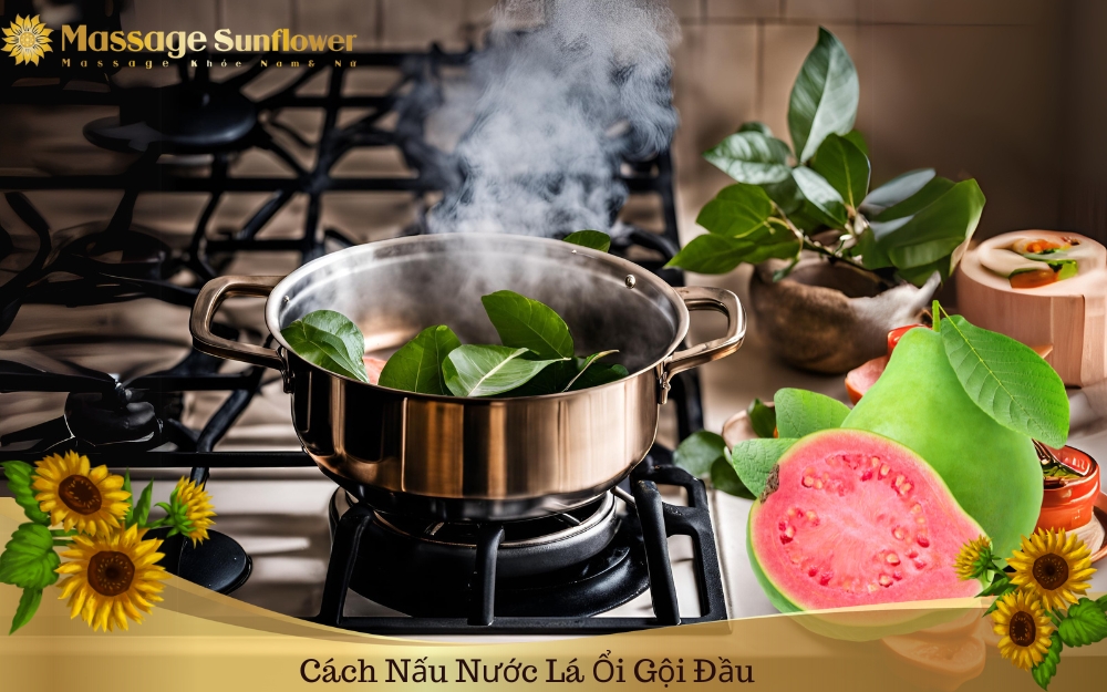 cach nau nuoc la oi de goi dau tai nha