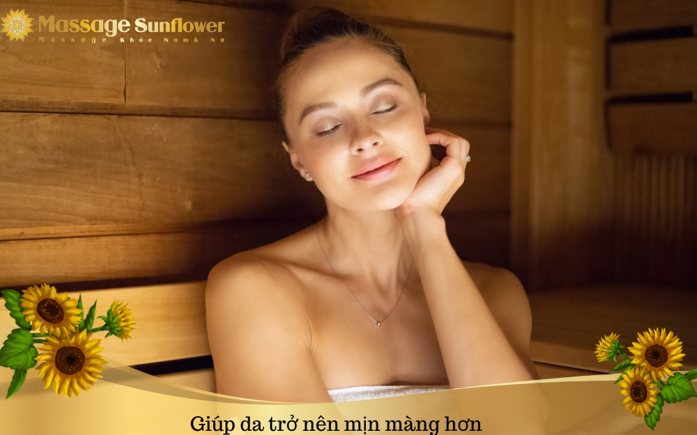 Xông hơi giúp làm nở lỗ chân lông giúp loại bỏ mụn cám, đầu đen