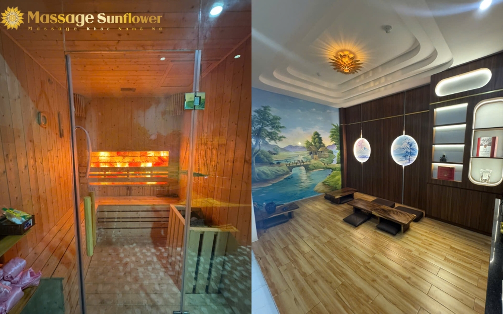 Không gian massage body Tân Phú Sunflower
