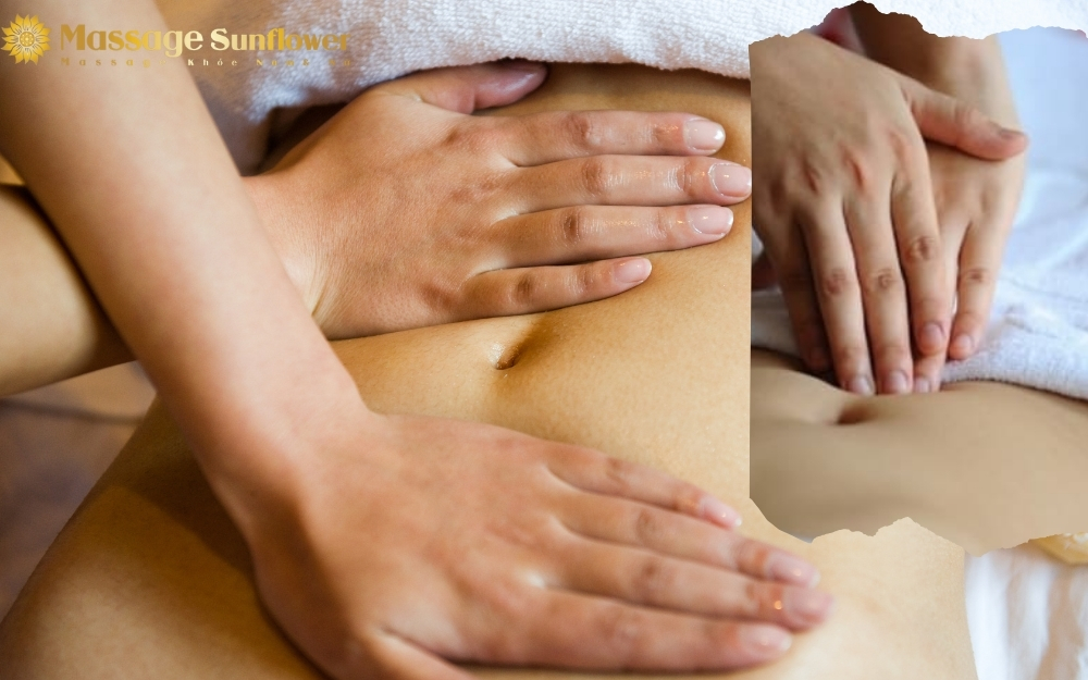 Cách massage làm ấm tử cung kết hợp bấm huyệt